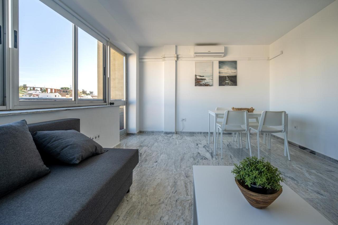 Conjunto De Apartamentos Antiguo Palacio Hotel Paris Huelva Bagian luar foto
